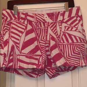 Lilly Pulitzer Callahan Short Pink Sailboat Size 4